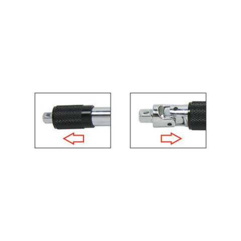 Jonnesway Pokrętło wkrętakowe z przegubem i blokadą 1/4" 280mm S26H2280 Jonnesway Pokrętło wkrętakowe z przegubem i blokadą 1/4" 280mm S26H2280