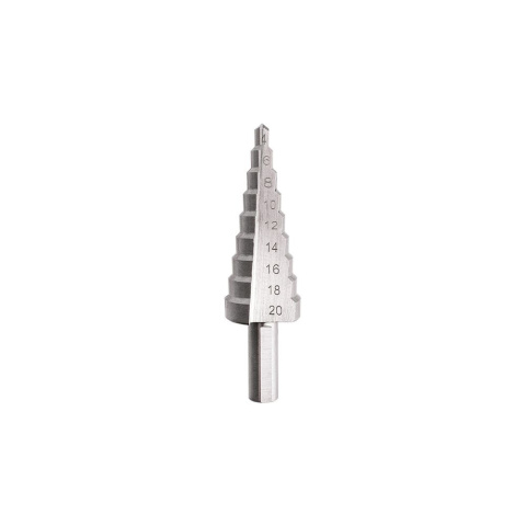 Drel Wiertło stopniowe choinka 4-20mm CON-XSD-1420 Drel Wiertło stopniowe choinka 4-20mm CON-XSD-1420