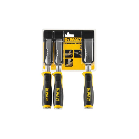 Dewalt Zestaw dłut stolarskich z boczną krawędzią tnącą 3szt. DWTH0-16148 Dewalt Zestaw dłut stolarskich z boczną krawędzią tnącą 3szt. DWTH0-16148
