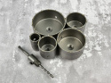 Geko Zestaw otwornic do betonu 6el. 40-125mm G39980 Geko Zestaw otwornic do betonu 6el. 40-125mm G39980