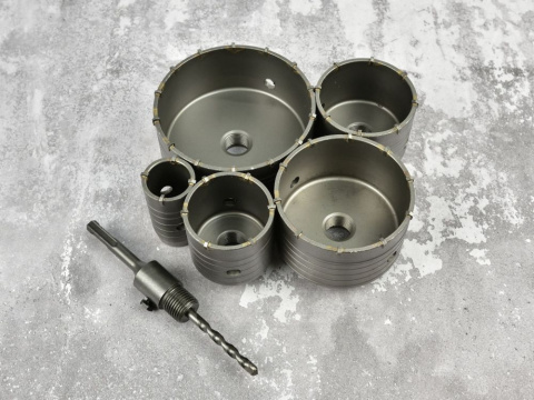 Geko Zestaw otwornic do betonu 6el. 40-125mm G39980 Geko Zestaw otwornic do betonu 6el. 40-125mm G39980