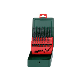 Metabo Zestaw wierteł do metalu 19el. 1-10mm HSS-R 627151000