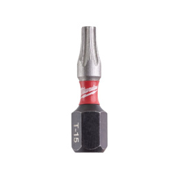 Milwaukee Bit końcówka wkrętakowa Torx T15 25mm SHOCKWAVE 4932430869