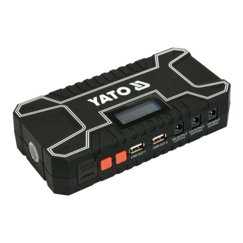Yato Urządzenie rozruchowe Power Bank 12000mAh z wyświetlaczem YT-83082 Yato Urządzenie rozruchowe Power Bank 12000mAh z wyświetlaczem YT-83082