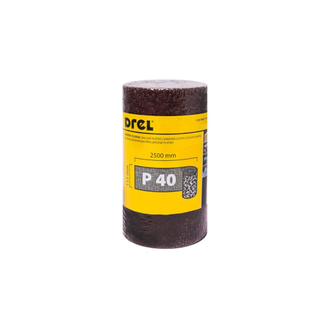 Drel Papier ścierny płutno w rolce 2.5m 115mm P220 CON-RMA-1122 Drel Papier ścierny płutno w rolce 2.5m 115mm P220 CON-RMA-1122