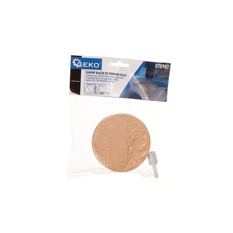 Geko Krążek do usuwania kleju z adapterem łagodny 90mm G78907 Geko Krążek do usuwania kleju z adapterem łagodny 90mm G78907