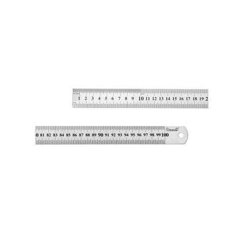 Drel Przymiar kreskowy metryczno-calowy stalowy 1000mm CON-MRS-1100 Drel Przymiar kreskowy metryczno-calowy stalowy 1000mm CON-MRS-1100