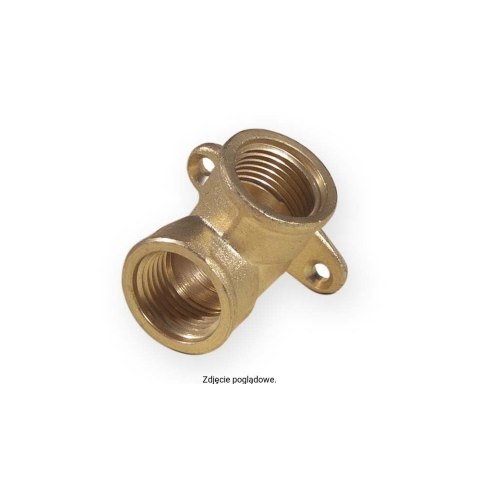 Kolano mosiężne K-6 GW 1/2" z uchwytem Kolano mosiężne K-6 GW 1/2" z uchwytem