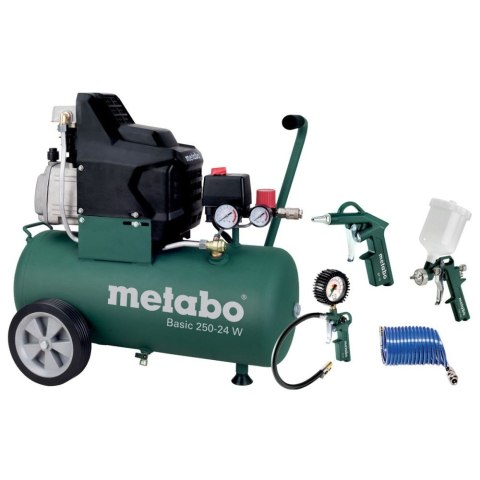 Kompresor Metabo Basic 250-24 W Set 690836000 Kompresor Metabo Basic 250-24 W Set 690836000