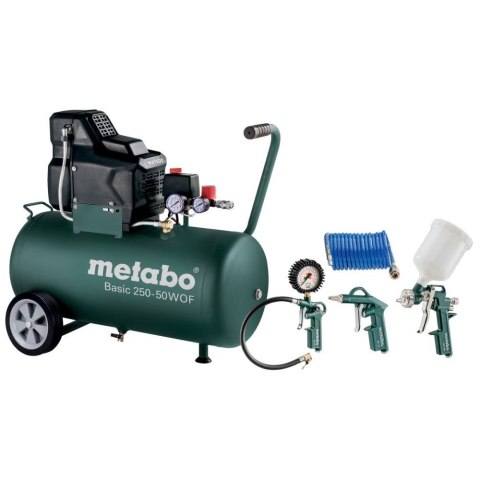 Kompresor Metabo Basic 250-50 W OF Set 690988000 Kompresor Metabo Basic 250-50 W OF Set 690988000