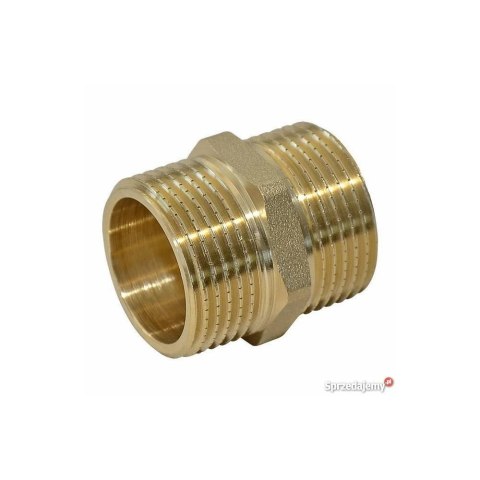 Nypel mosiężny GZ 3/8" Nypel mosiężny GZ 3/8"