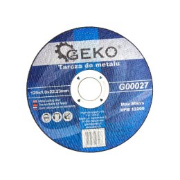 Geko Tarcza do cięcia metalu 125x1mm G00027