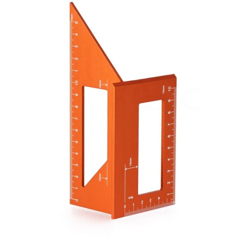 Jufisto Aluminiowy kątownik stolarski do połączeń 45 i 90 stopni JU-WWS-1007 Jufisto Aluminiowy kątownik stolarski do połączeń 45 i 90 stopni JU-WWS-1007