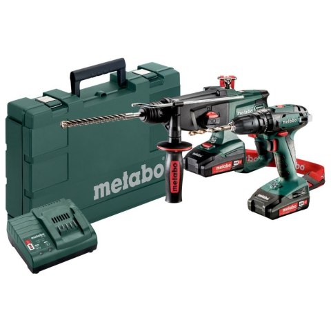 Zestaw narzędzi akumulatorowych Metabo Combo Set 2.3.4 18 V 685090000 Zestaw narzędzi akumulatorowych Metabo Combo Set 2.3.4 18 V 685090000