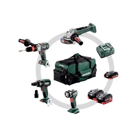 Zestaw narzędzi akumulatorowych Metabo Combo Set 4.1 LiHD 691015000