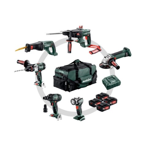 Zestaw narzędzi akumulatorowych Metabo Combo Set 6.1 691008000 Zestaw narzędzi akumulatorowych Metabo Combo Set 6.1 691008000