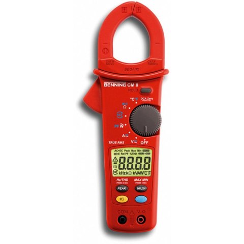 Miernik prądu Benning CM 8 cęgowy z akcesoriami BG044064 Miernik prądu Benning CM 8 cęgowy z akcesoriami BG044064