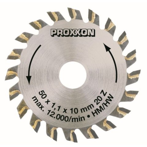 Tarcza 50/10 mm TCT 30 Proxxon PR28017