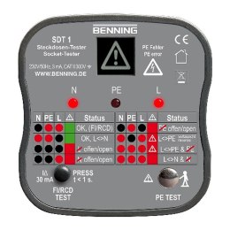 Urządzenie do kontroli gniazd SDT1 Benning BG020053