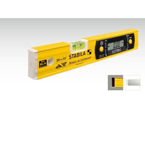 Elektroniczna poziomica Stabila Tech 80 A, IP 54, 30 cm SA17323 Elektroniczna poziomica Stabila Tech 80 A, IP 54, 30 cm SA17323