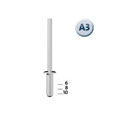 Nity aluminiowe A3/10 Novus NV045-0022