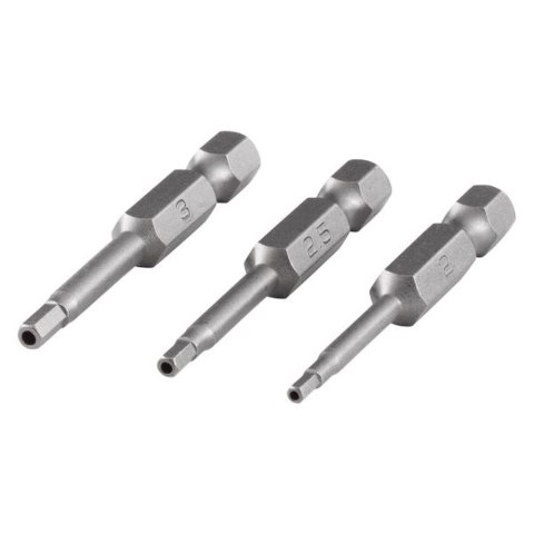 Bit 6-kąt wew. z otworem 2, 2.5, 3 Wolfcraft - 50 mm WF1263000 Bit 6-kąt wew. z otworem 2, 2.5, 3 Wolfcraft - 50 mm WF1263000