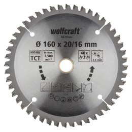 Tarcza HM do pilarek ręcznych Wolfcraft Fi 160 WF6620000