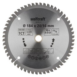 Tarcza HM do pilarek ręcznych Wolfcraft Fi 184 WF6622000
