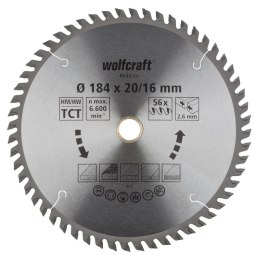 Tarcza HM do pilarek ręcznych Wolfcraft Fi 184 WF6632000