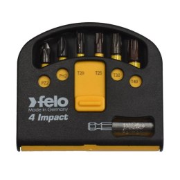 Zestaw bitów udarowych Felo IMPACT z uchwytem magnetycznym FL02060646