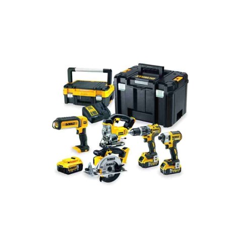 Dewalt Zestaw Combo 18V Dcd796 +Dcf887+Dcs391+ Dcs331+Dcl050 + 3Xdcb184 + Dcb115 +Tstak I+Tstak Vi Dck551P3T-Qw