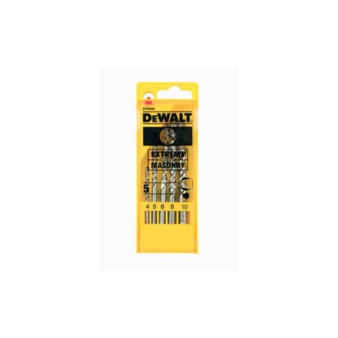 Dewalt Zestaw Wierteł Widiowych Do Betonu5Szt. 4-5-6-8-10Mm Dt6956-Qz Dewalt Zestaw Wierteł Widiowych Do Betonu5Szt. 4-5-6-8-10Mm Dt6956-Qz